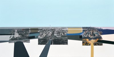 Brandenburg Gate . 1947-1961-2020